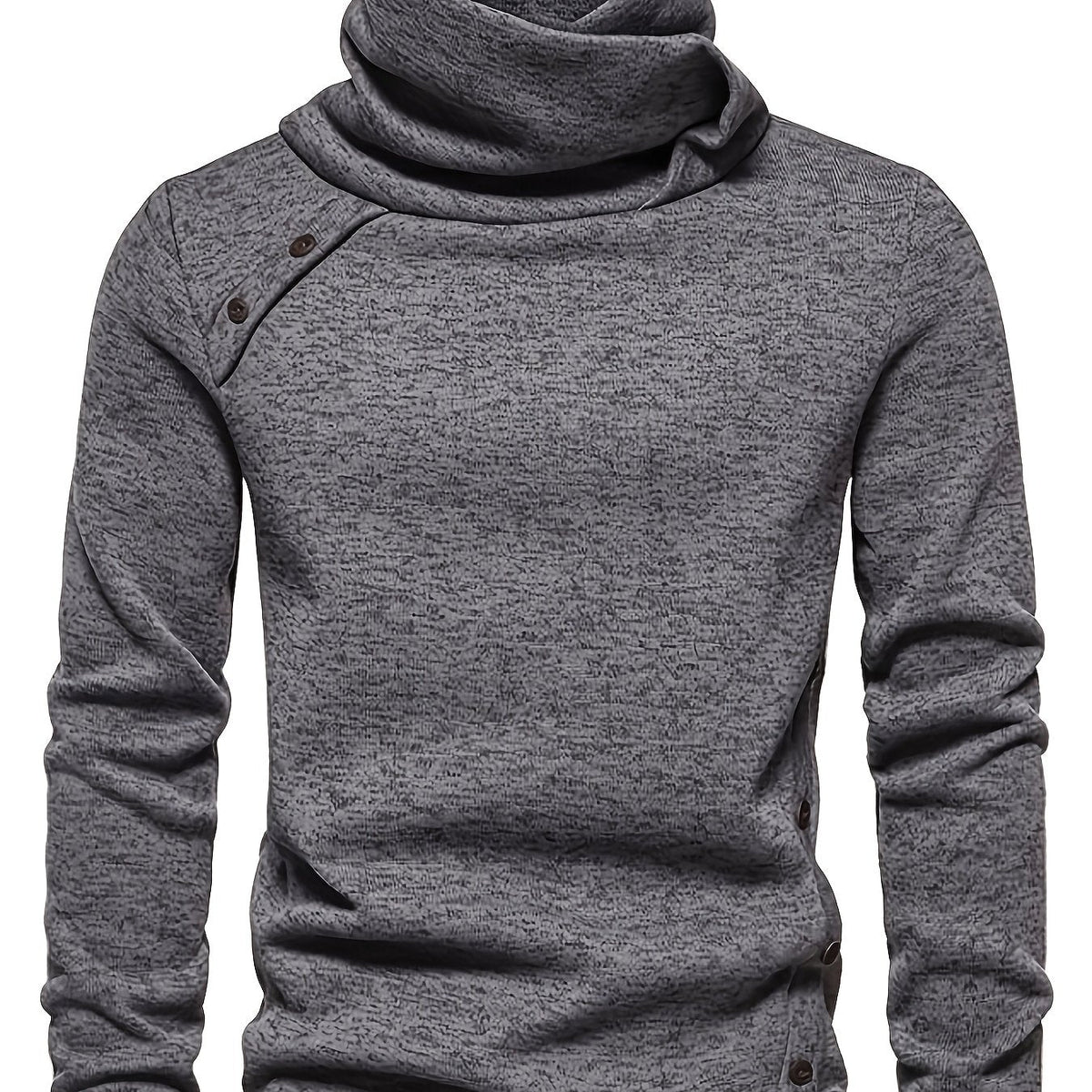 Nash | Slouchy Collar Button-Up Sweater