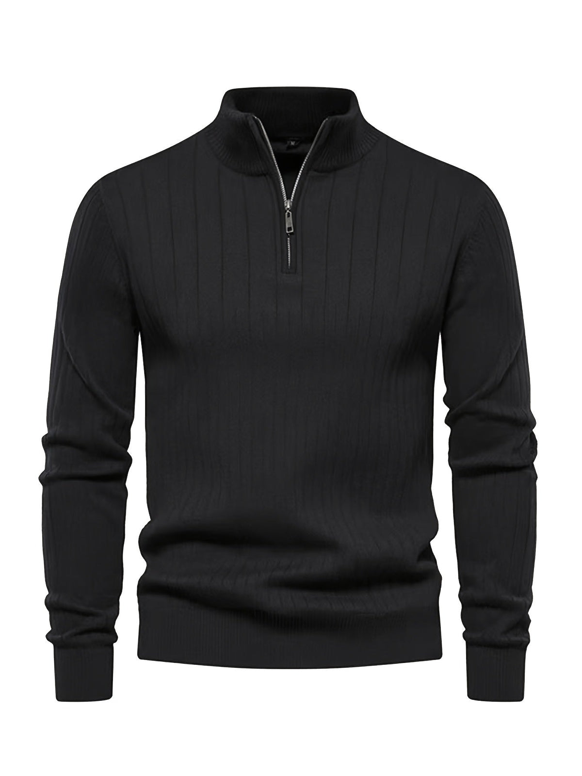 Reid | Quarter-Zip Stand Collar Sweater