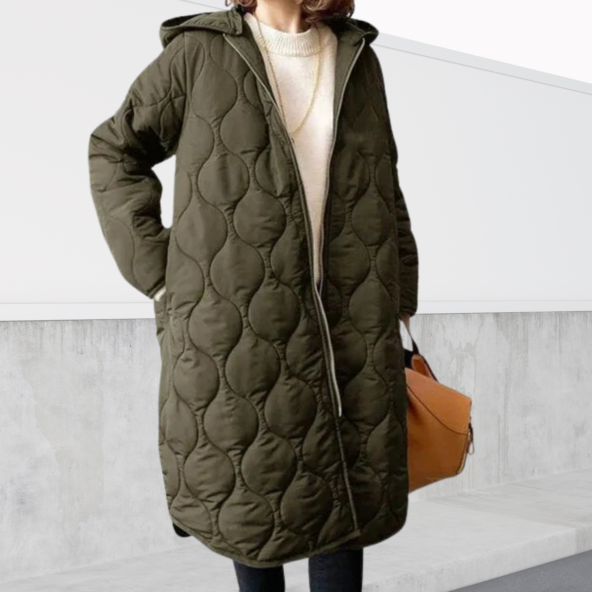 Harlow | Oversized Hooded Details Puffer Jacket