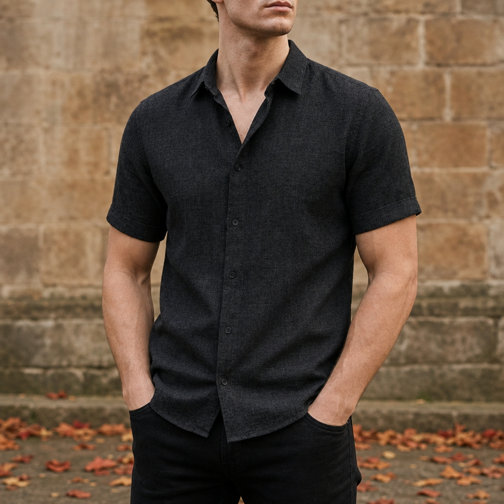 Mykonos Linen Short Sleeve Shirt