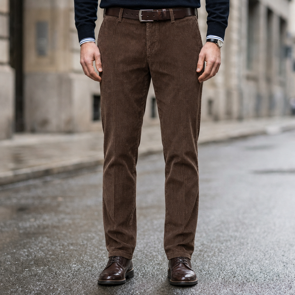 Lecce Slim Corduroy Trousers