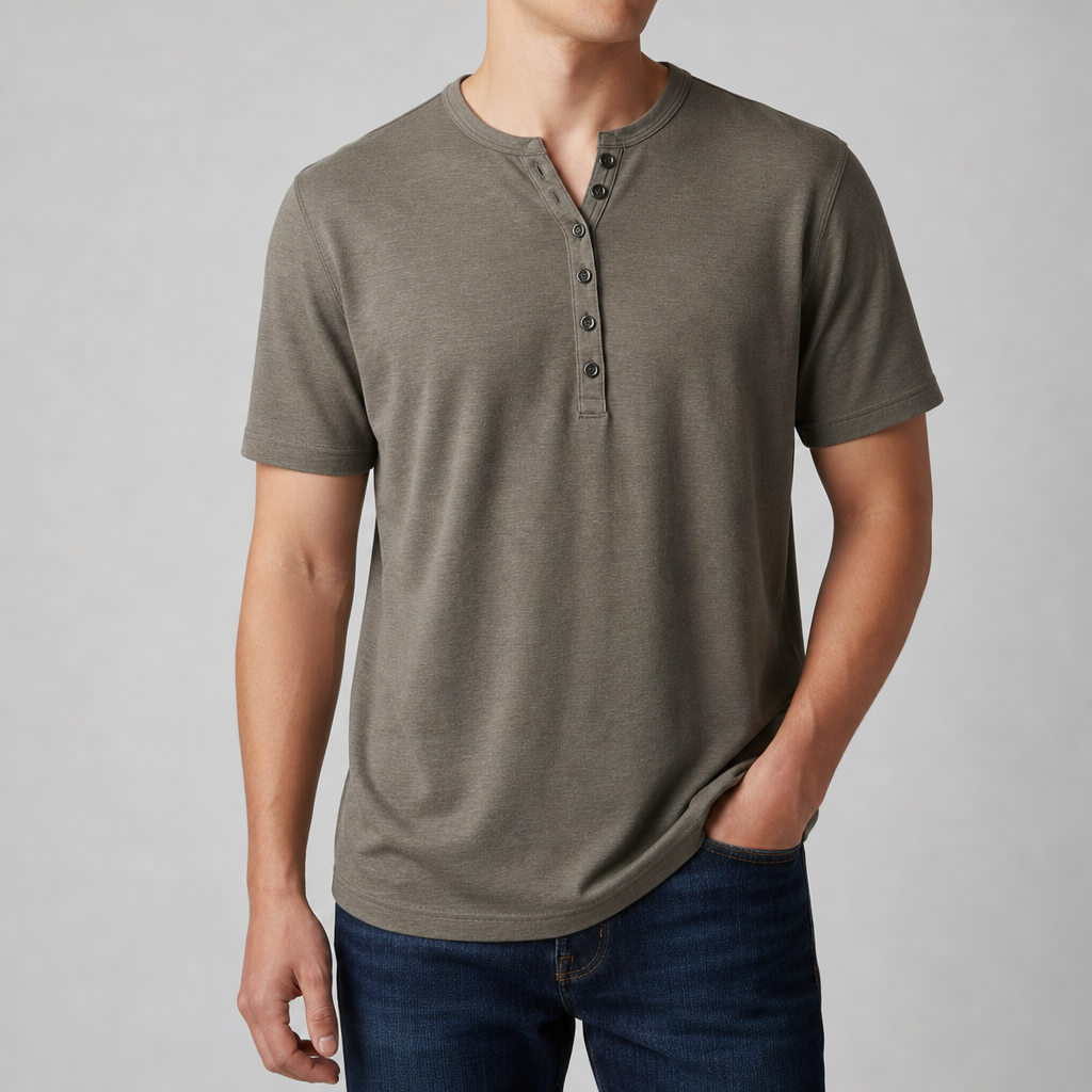 Skyros Athletic Henley Shirt