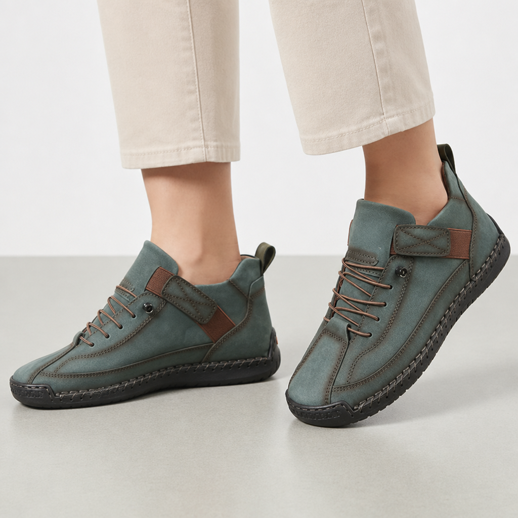 Granada Hand-Stitched Leather Sneakers