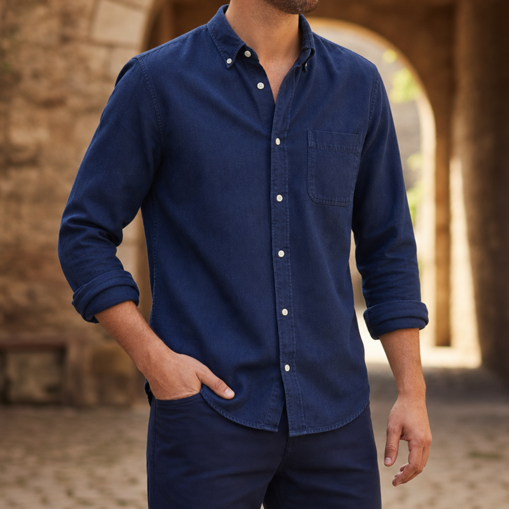 Bilbao Denim Button-Up Shirt