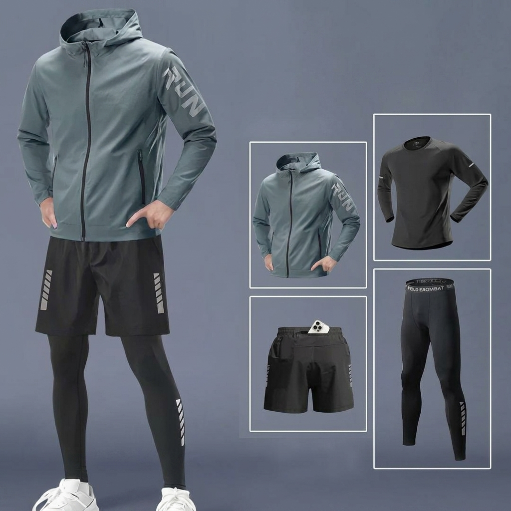 4-Piece High-Performance Activewear Set