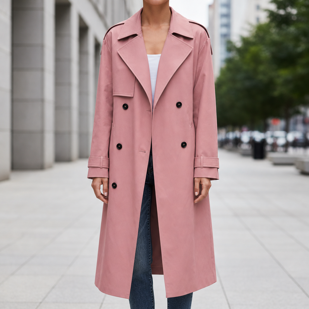 Positano Double Breasted Trench Coat