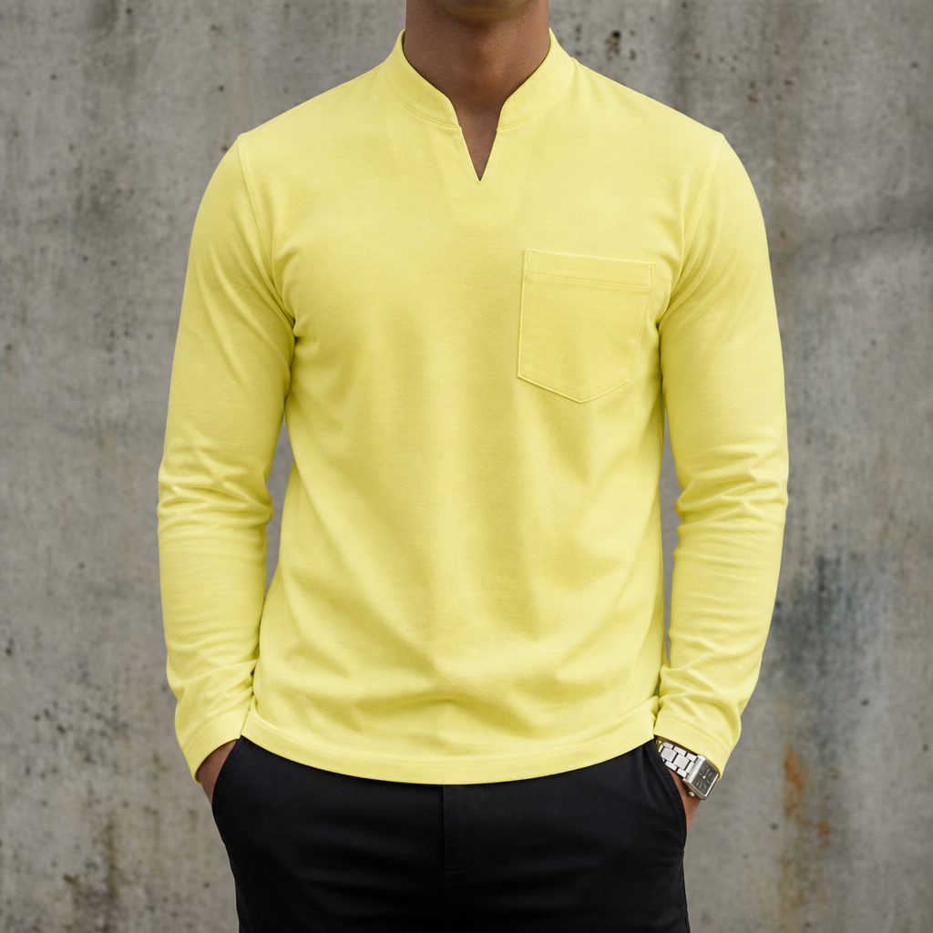 Tropea V-Neck Long Sleeve Tee