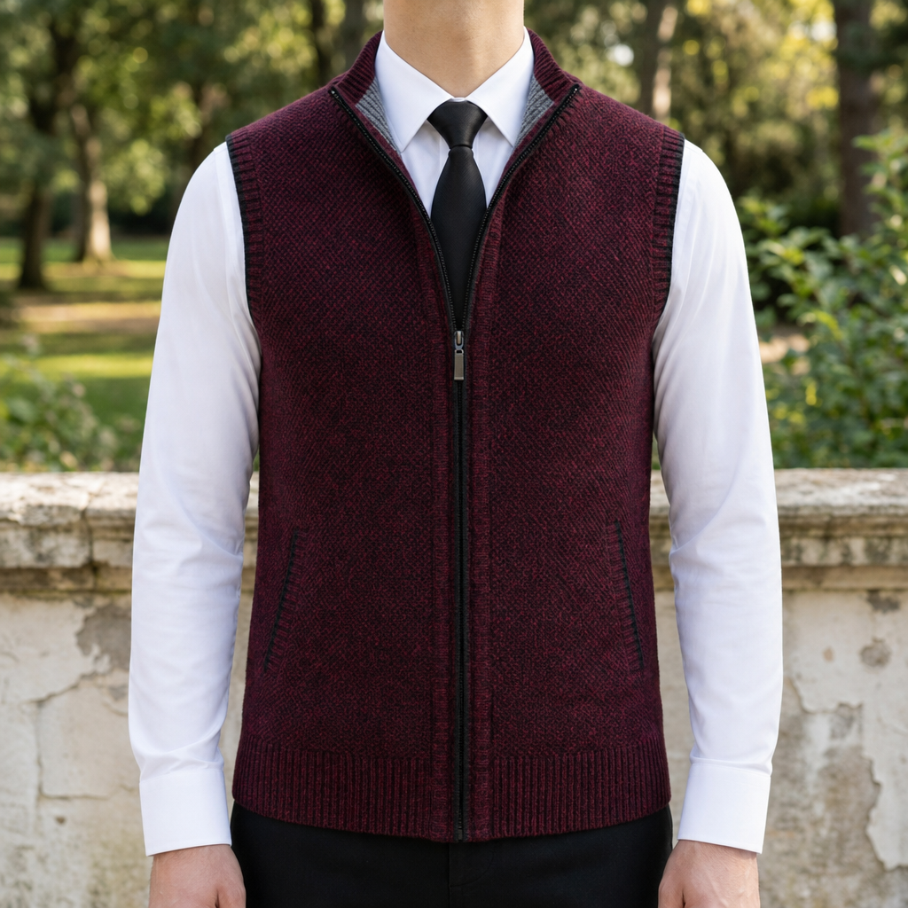 Amalfi Full-Zip Sweater Vest