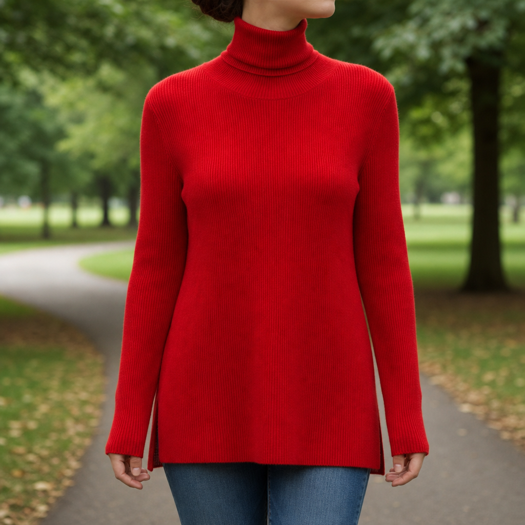 Capri Cashmere Turtleneck Sweater