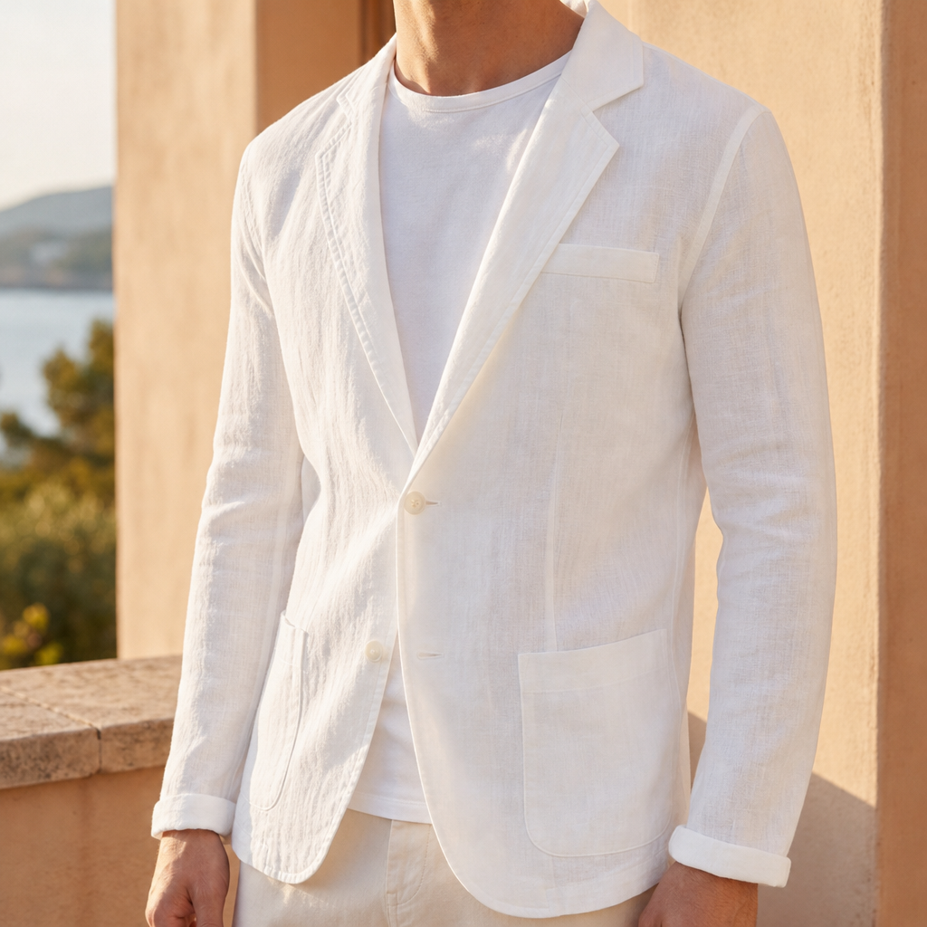 Calpe Relaxed Linen Blazer