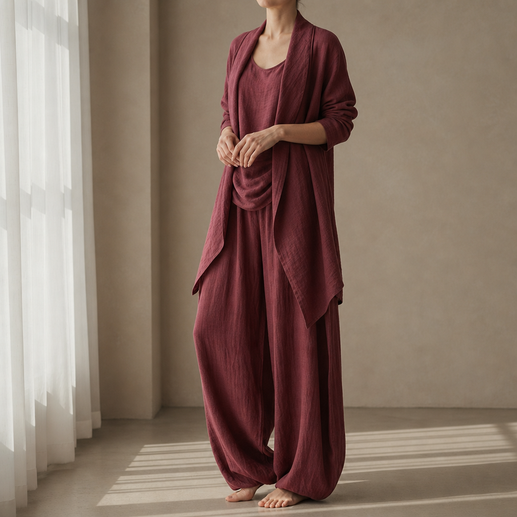 Montalcino Linen Three-Piece Set