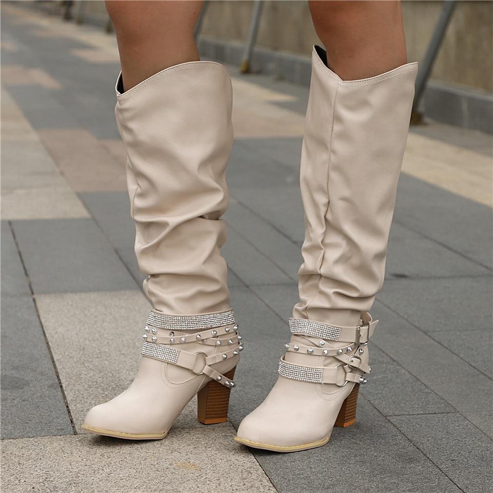 Hollis | Buckle Closures Mid-Calf Boots