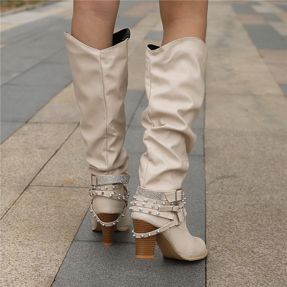 Hollis | Buckle Closures Mid-Calf Boots