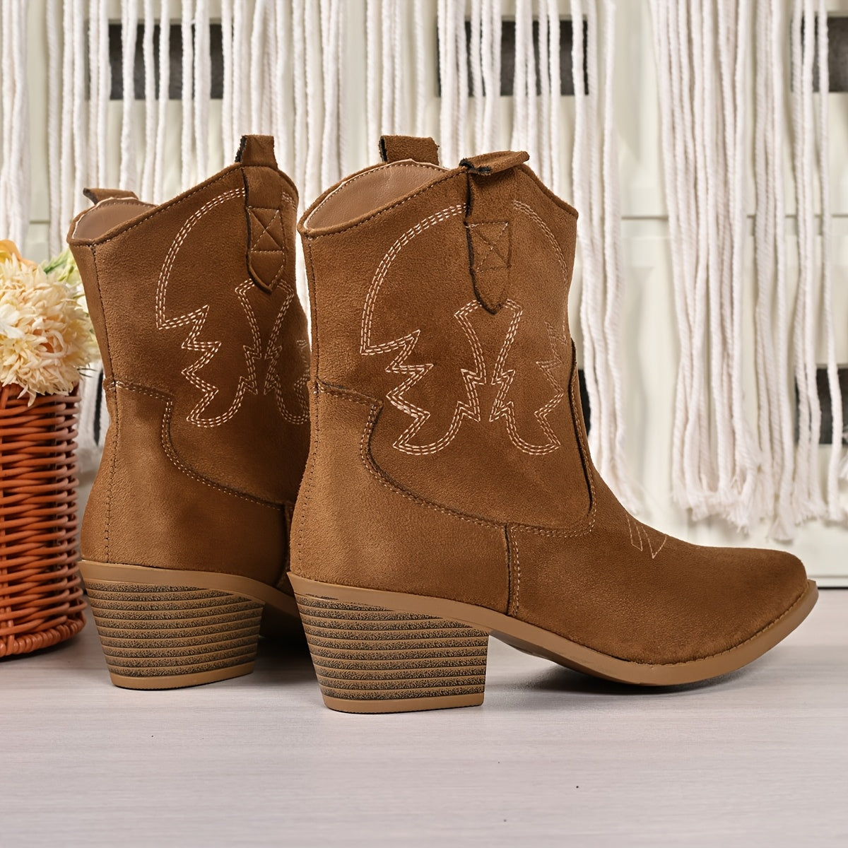Guinevere | Wide Calf Western Cowboy Boots