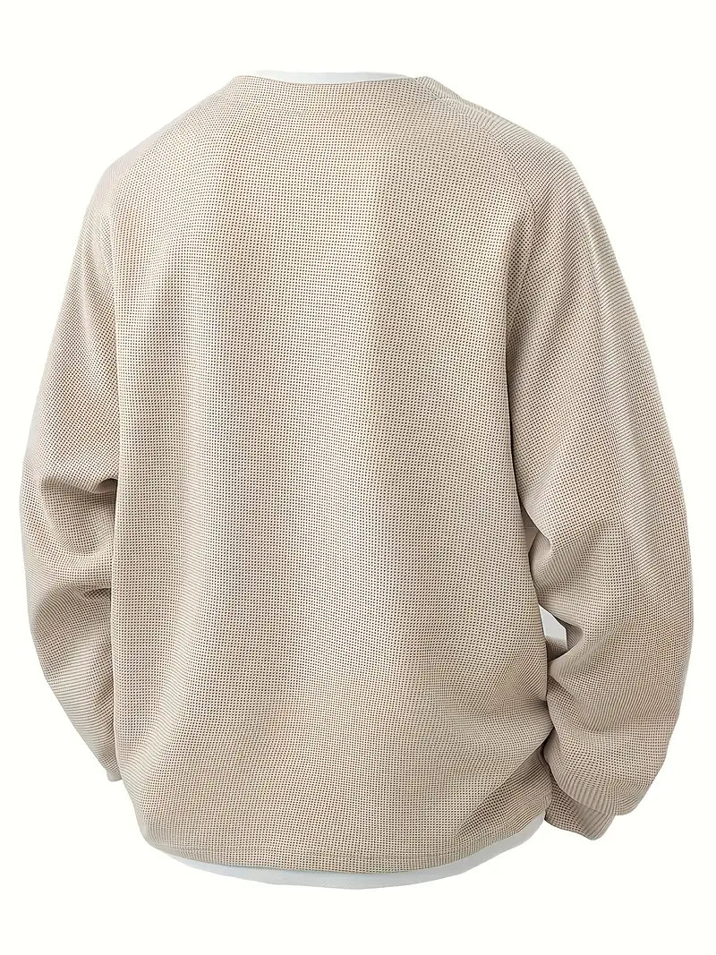 MEN'S LAYERED LONG SLEEVE SHIRT