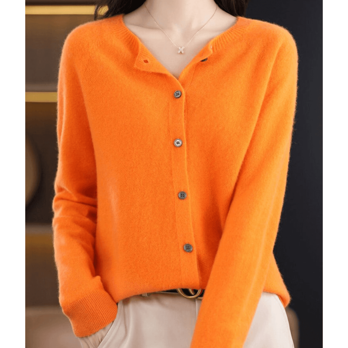 Livia Blend V-Neck Cardigan