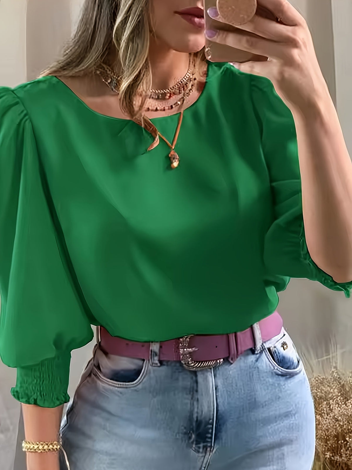 Ellen | Puff Sleeve Blouse