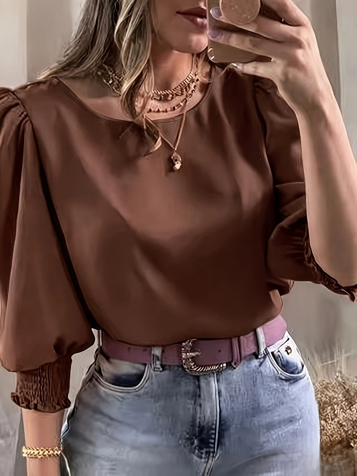 Ellen | Puff Sleeve Blouse