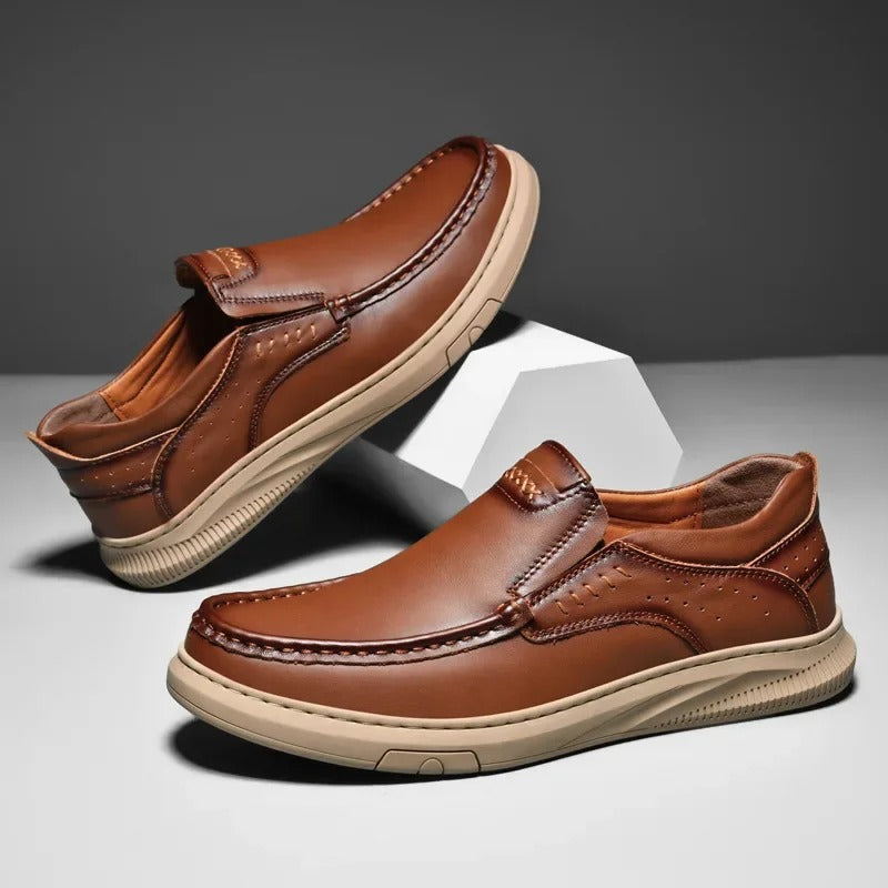 Verona Faux Leather Loafers