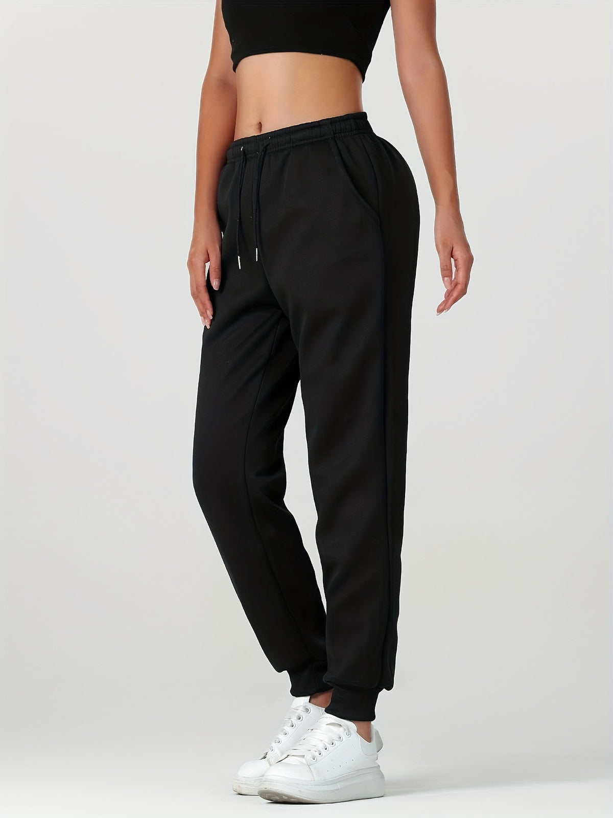 Fiona | Lined Cuffed Warm Winter Sweatpants Joggers
