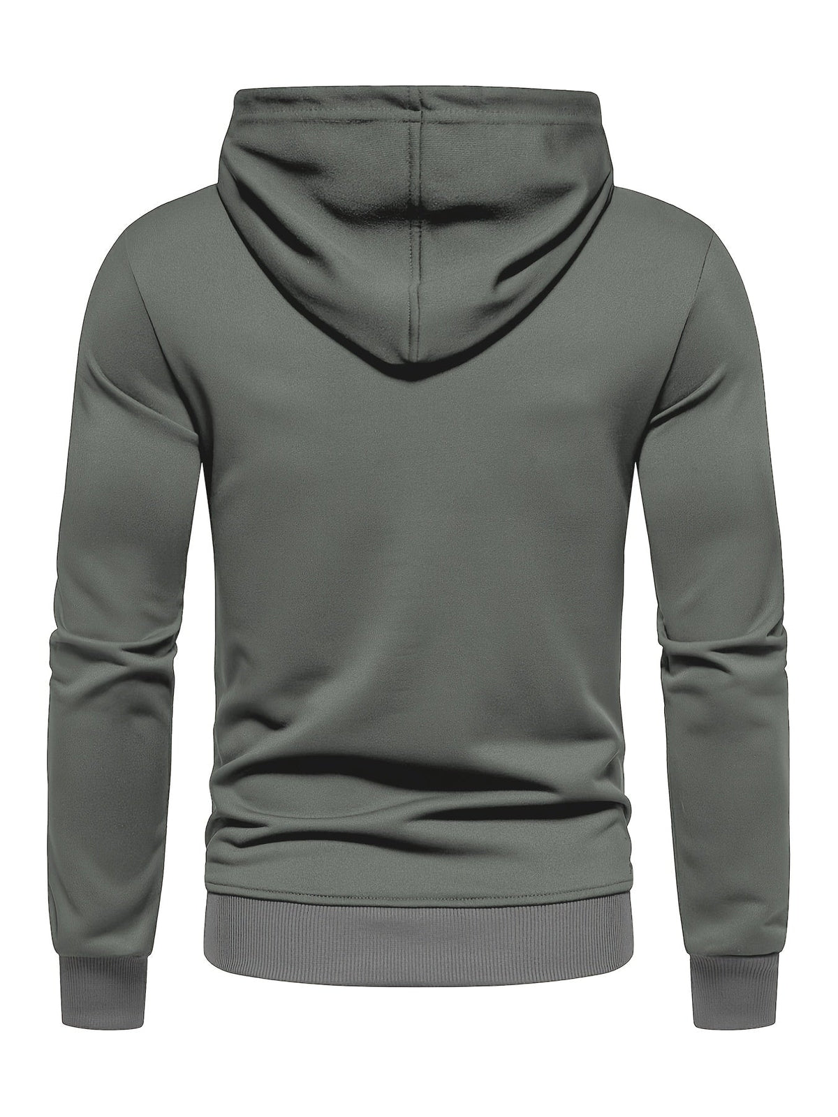 DRAWSTRING KNIT HOODIE FOR MEN