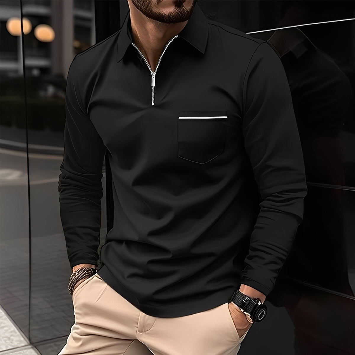 Florent - Casual long-sleeve shirt