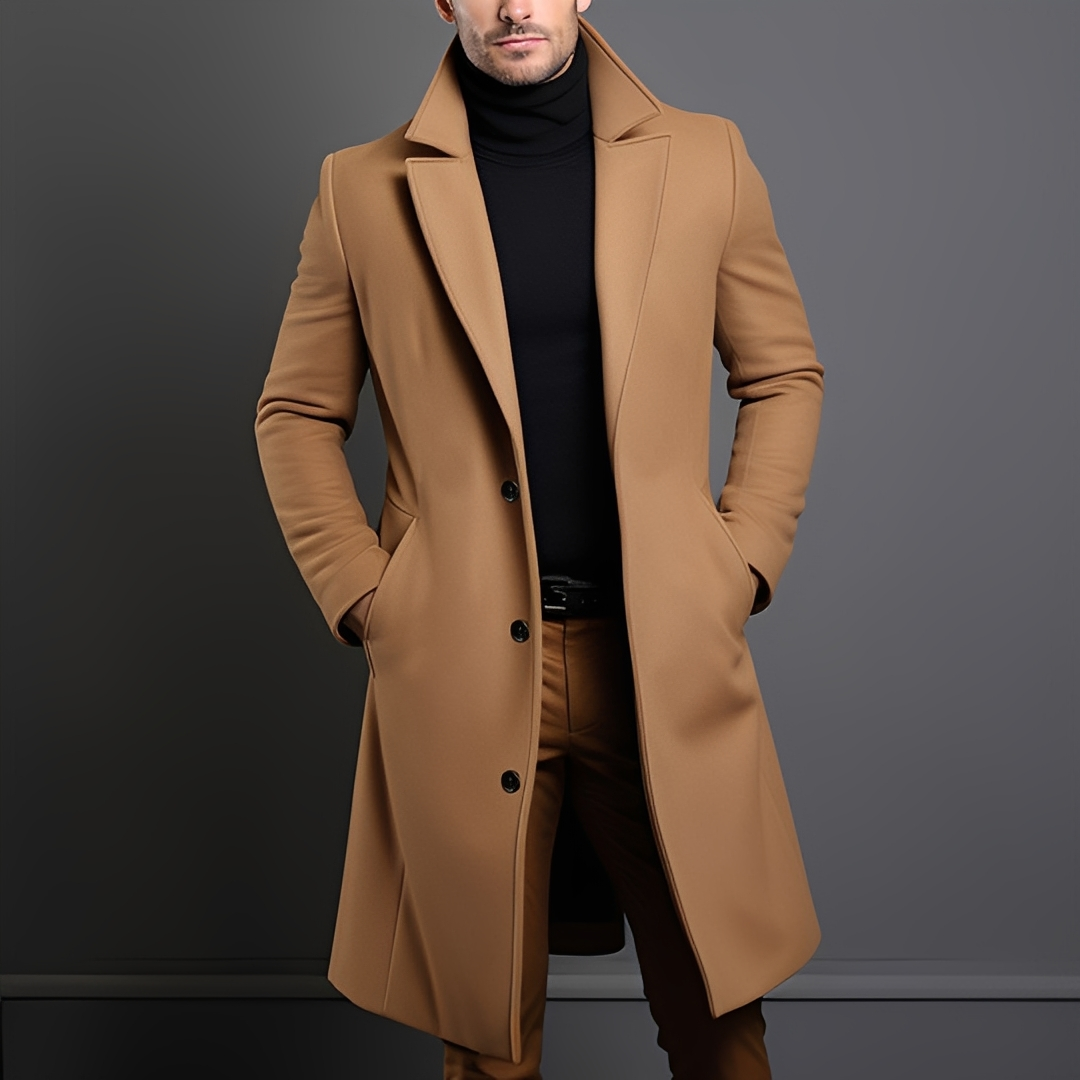 Kévin - Classic and warm coat in extra length