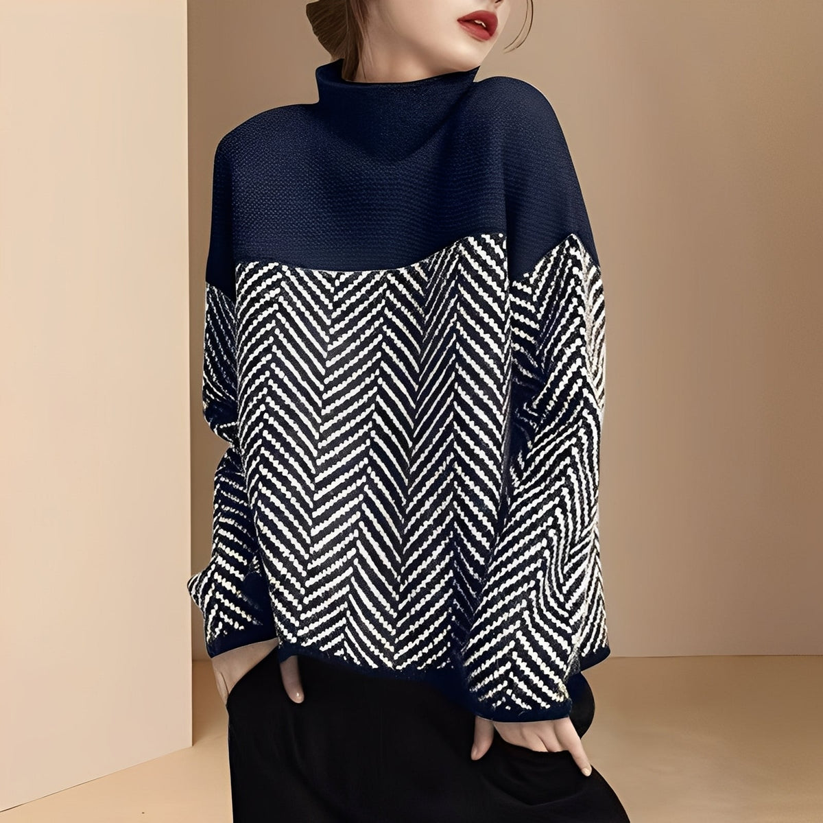 Maryann - Stylish and cozy turtleneck sweater
