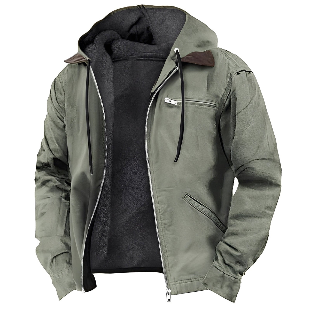 Wallace - Sleek and cozy jacket with hood
