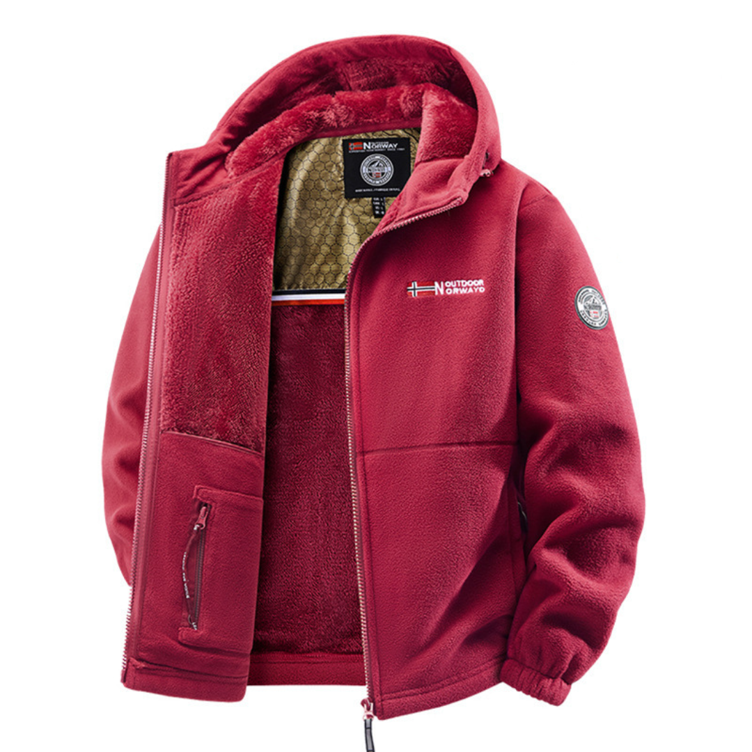 FLEECE LINED WINTER JACKET FOR MEN
