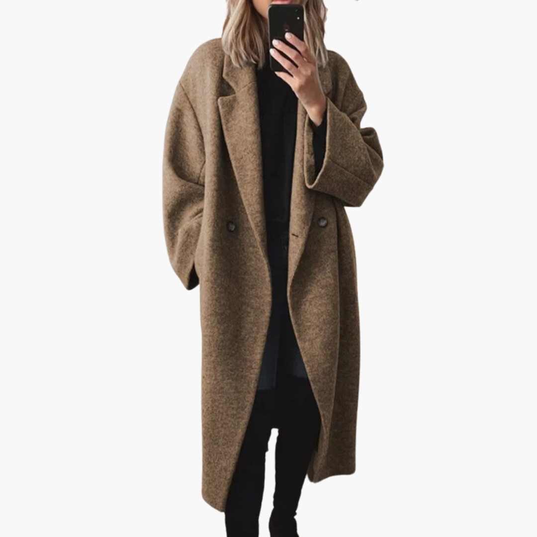 Women's Oversized Long Wool Coat