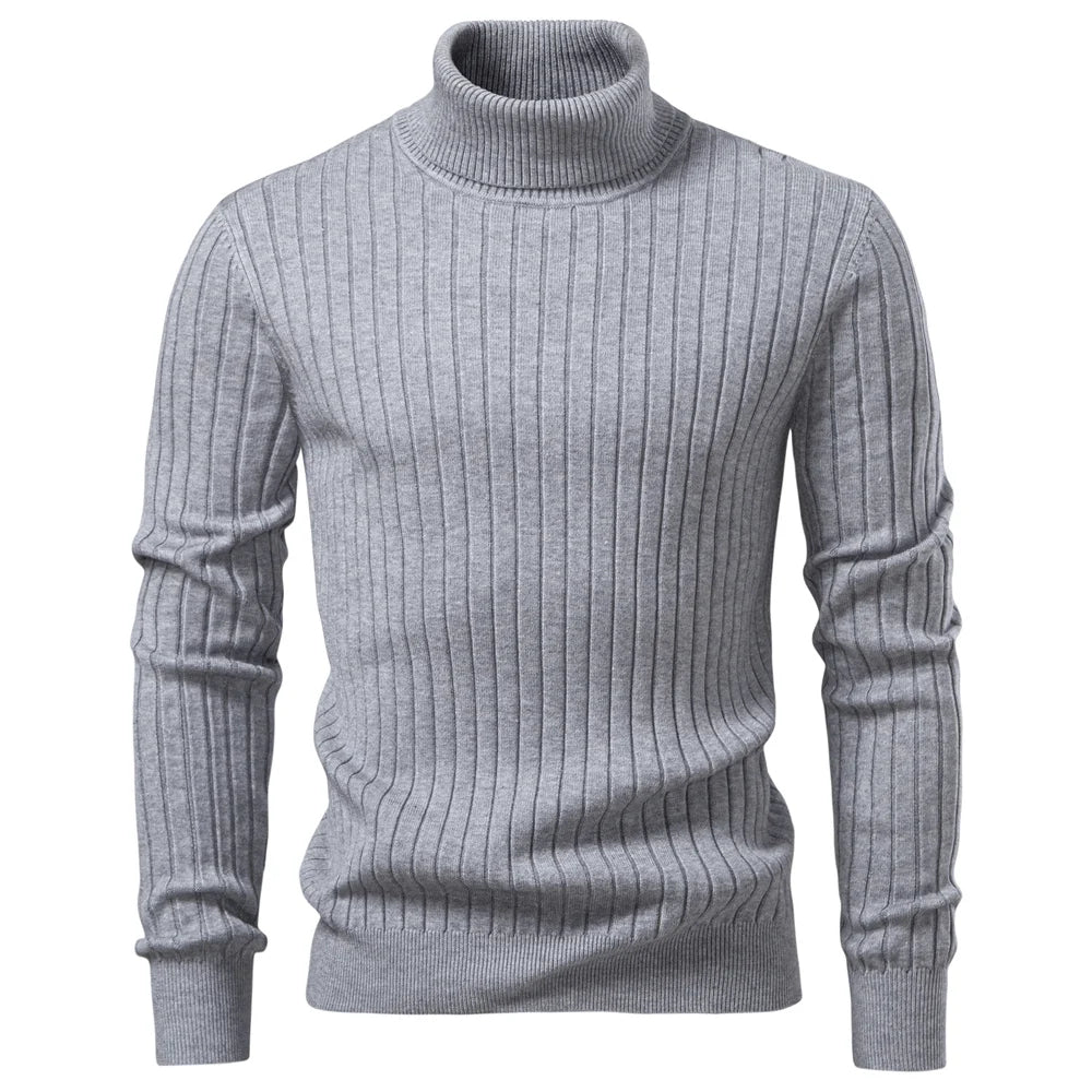 Dalton Ribbed Knit Turtleneck