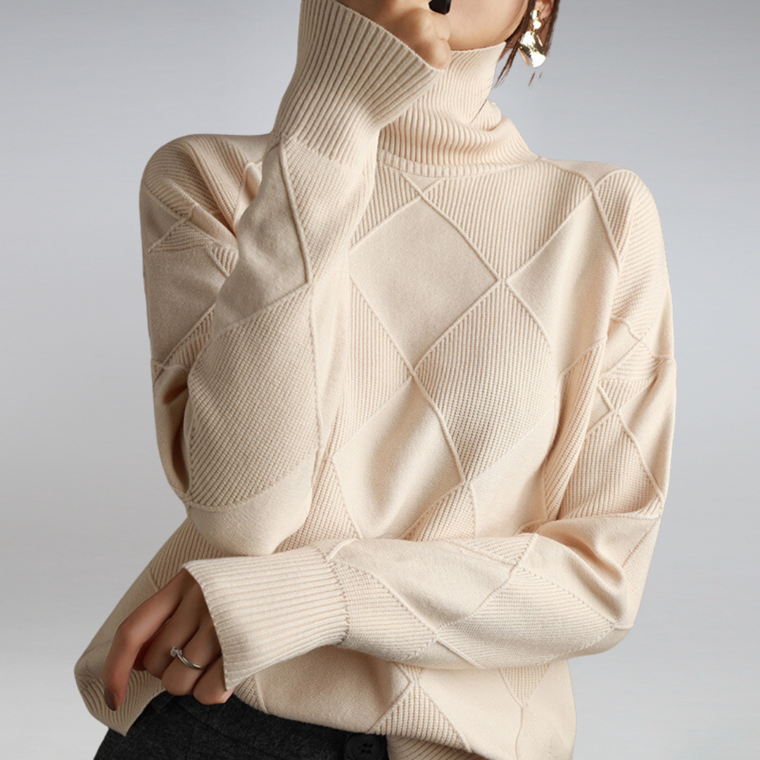 Camille - Stylish and warm turtleneck sweater