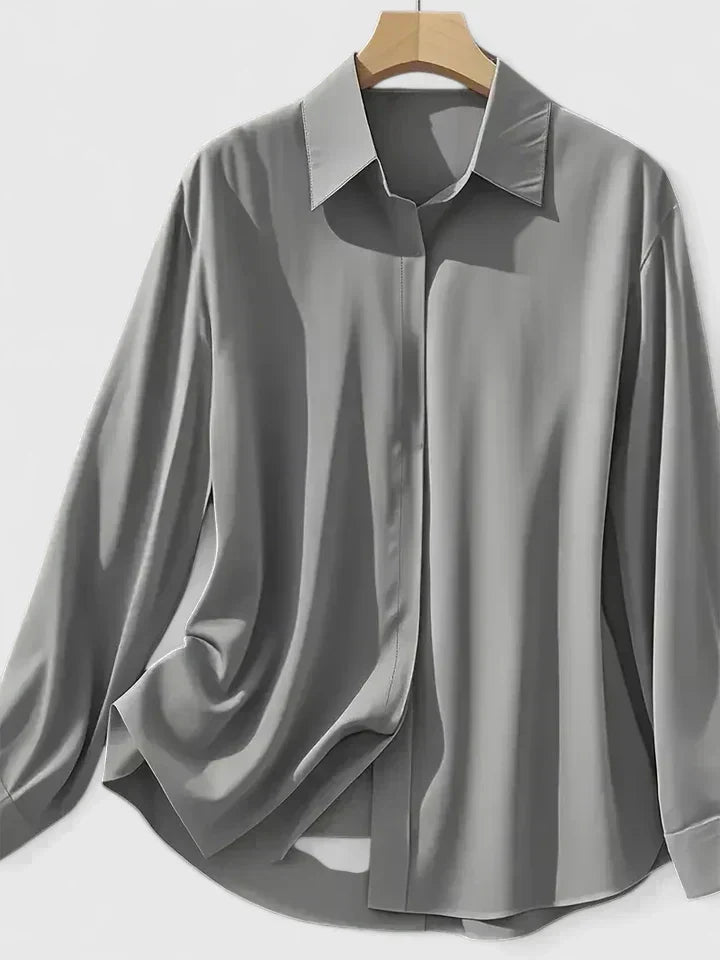 Women's Shirt with Button Front for Office Wear