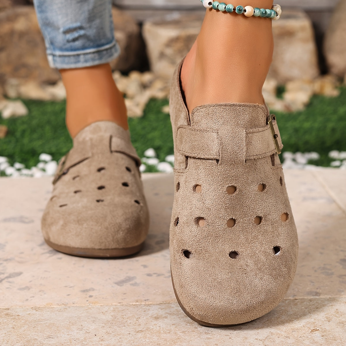 Benedetta | Buckle-Detail Slip-On Clogs