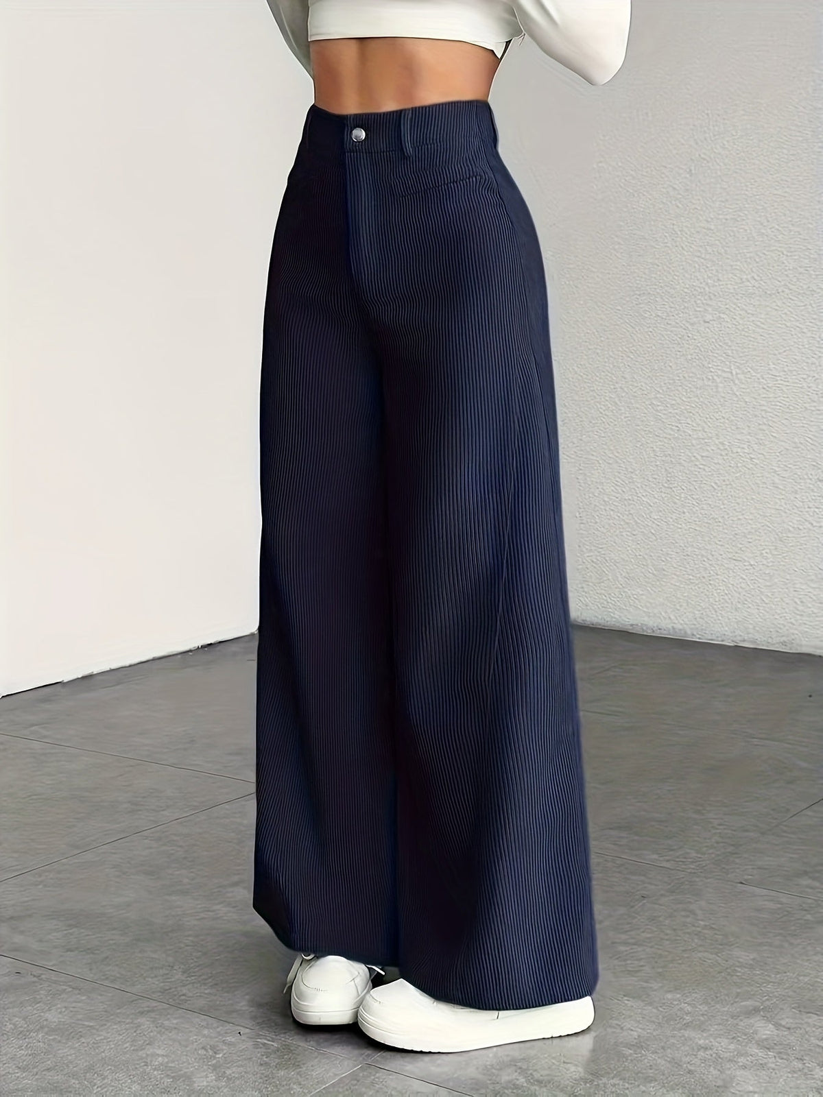 Kimberly | High-Waisted Wide-Leg Trousers