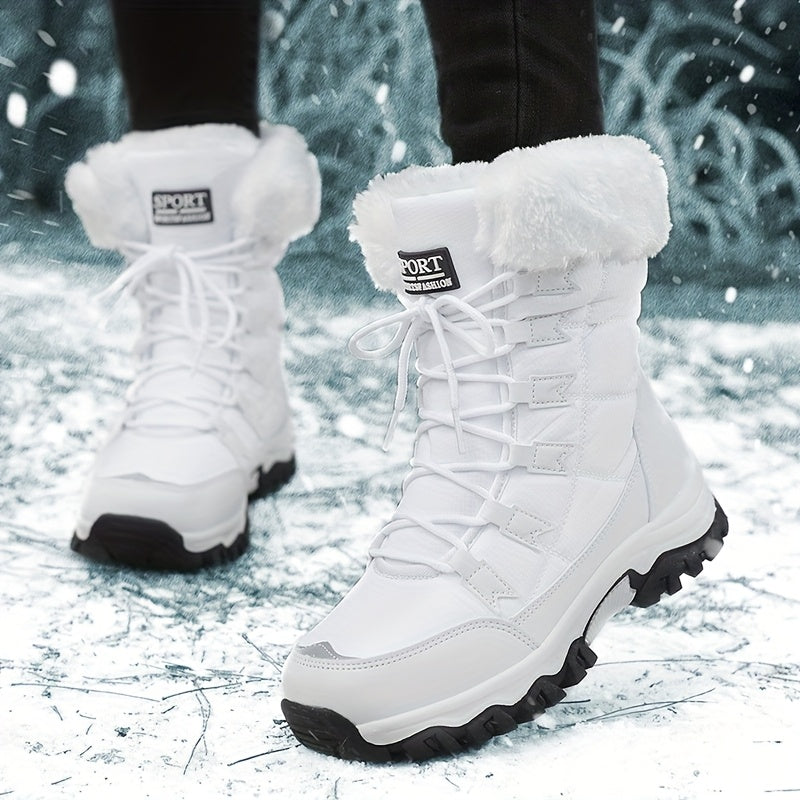 Lavinia | Women's Lace-Up Platform Boots for Standing All Day