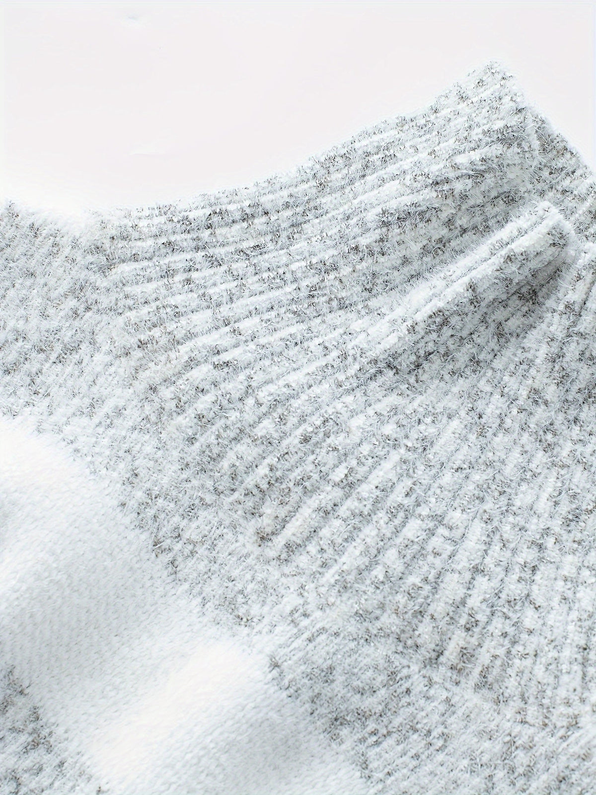 Women’s Turtleneck Sweater with Ribbed Cuffs