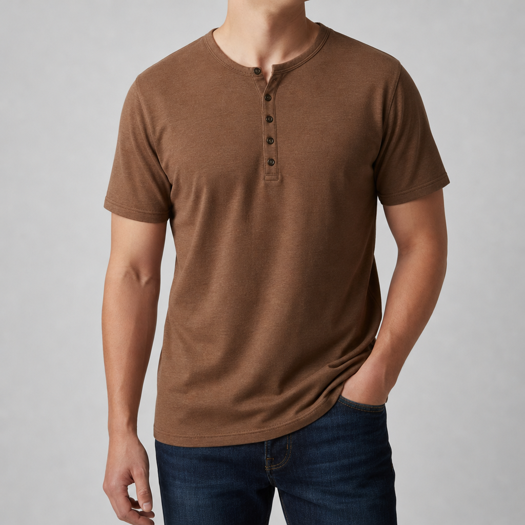Skyros Athletic Henley Shirt