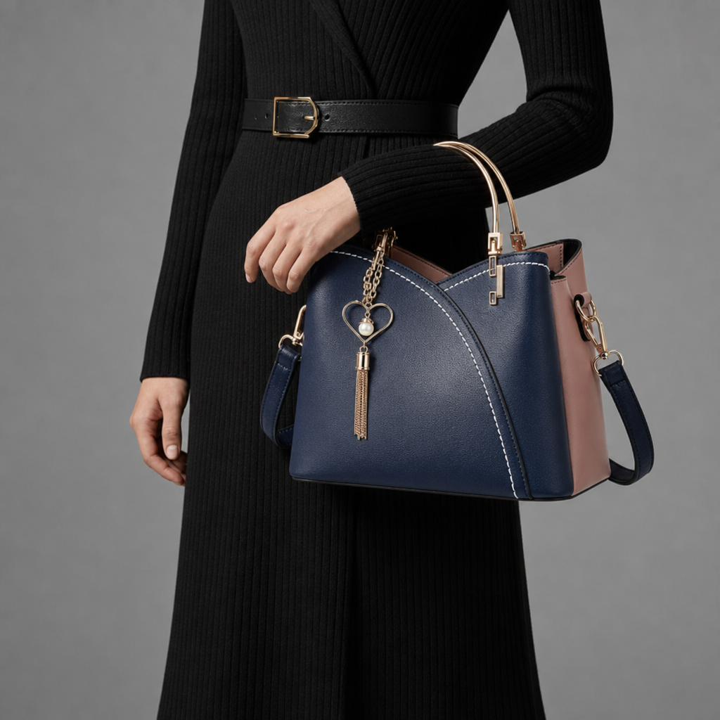 Delphi Dual-Tone Structured Handbag