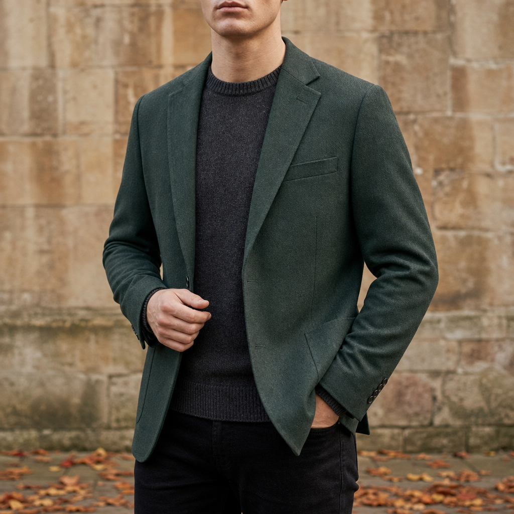 Rivello Slim Fit Knit Blazer