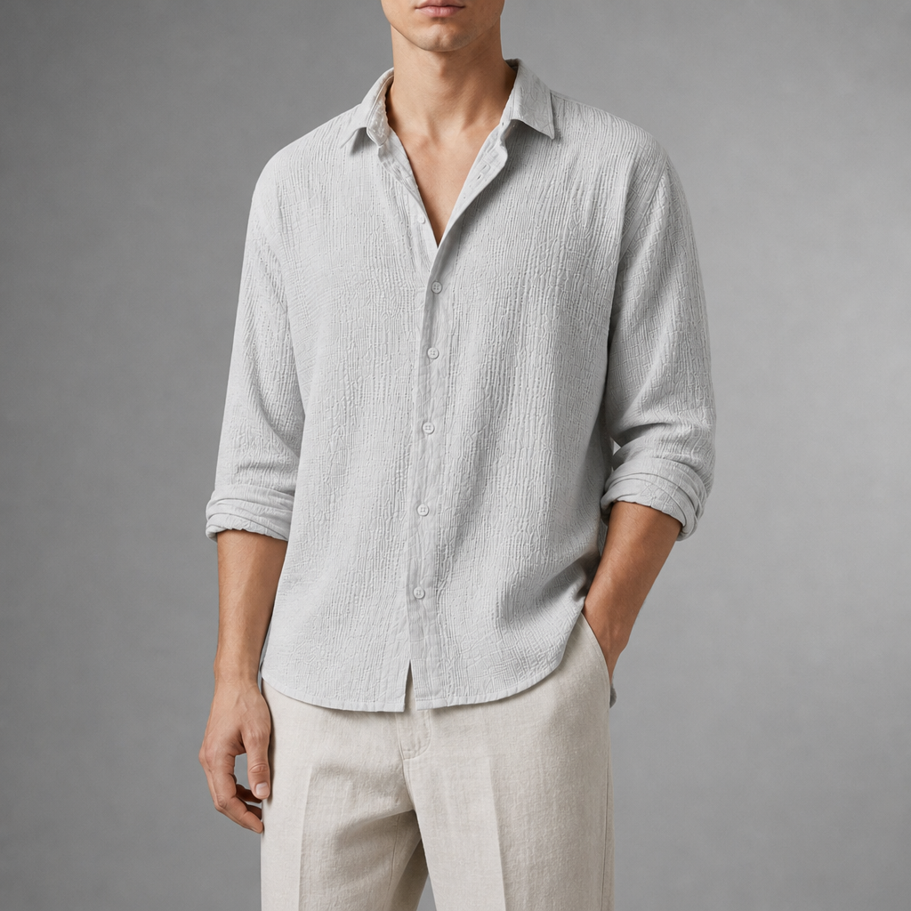 Corfu Textured Linen Shirt