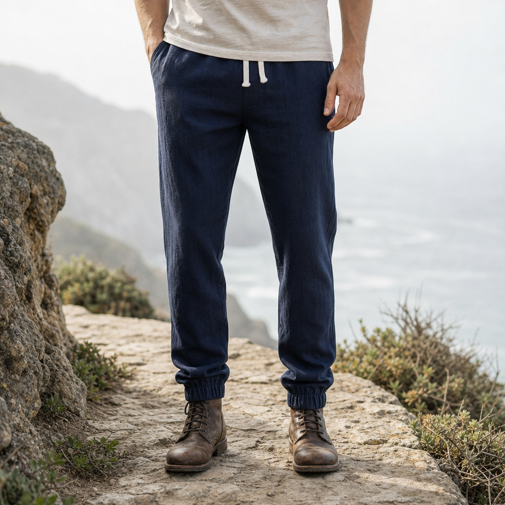 Imperia Linen Jogger Trousers