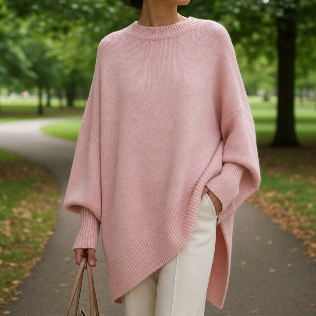 Aix Oversized Poncho Sweater