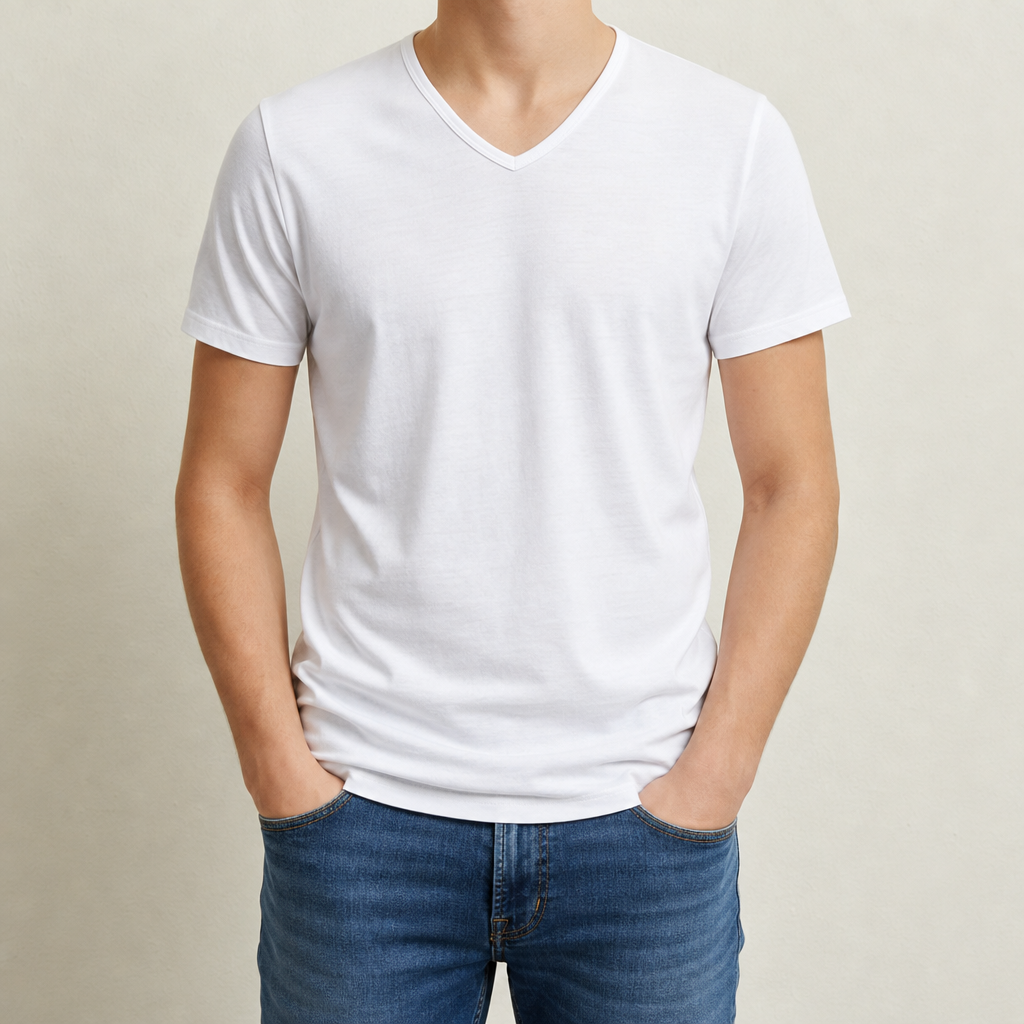 Modica Slim Fit V-Neck Tee