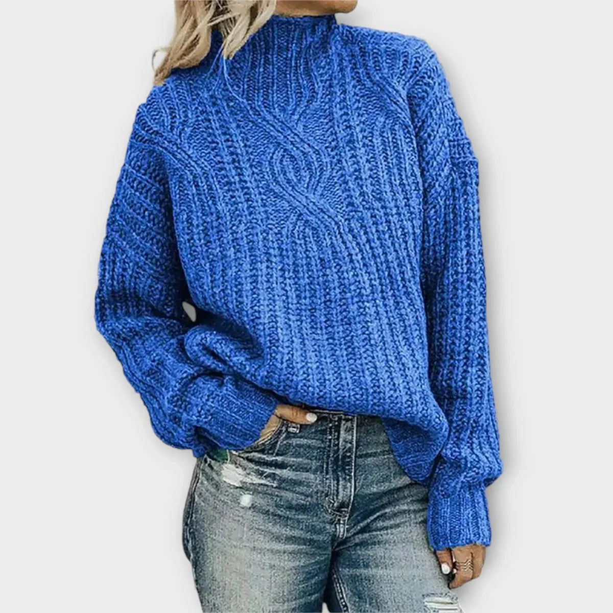 Rosamund | Modern High-Neck Sweater