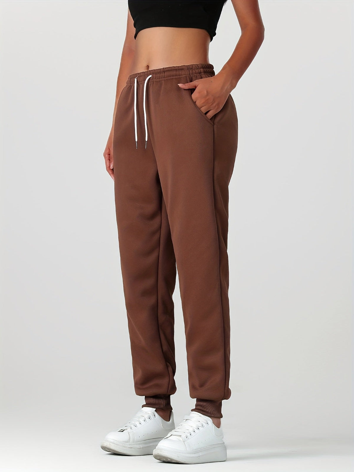 Fiona | Lined Cuffed Warm Winter Sweatpants Joggers