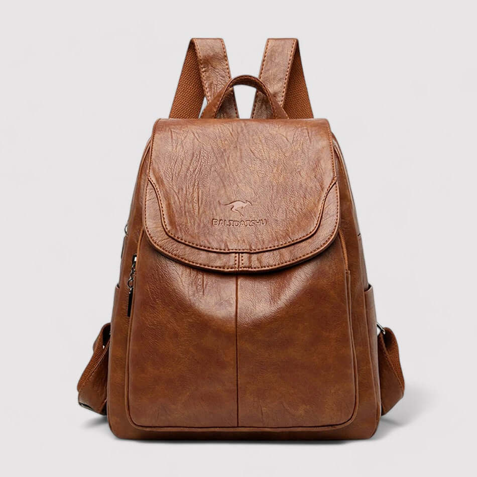Verona Luxe Faux Leather Backpack