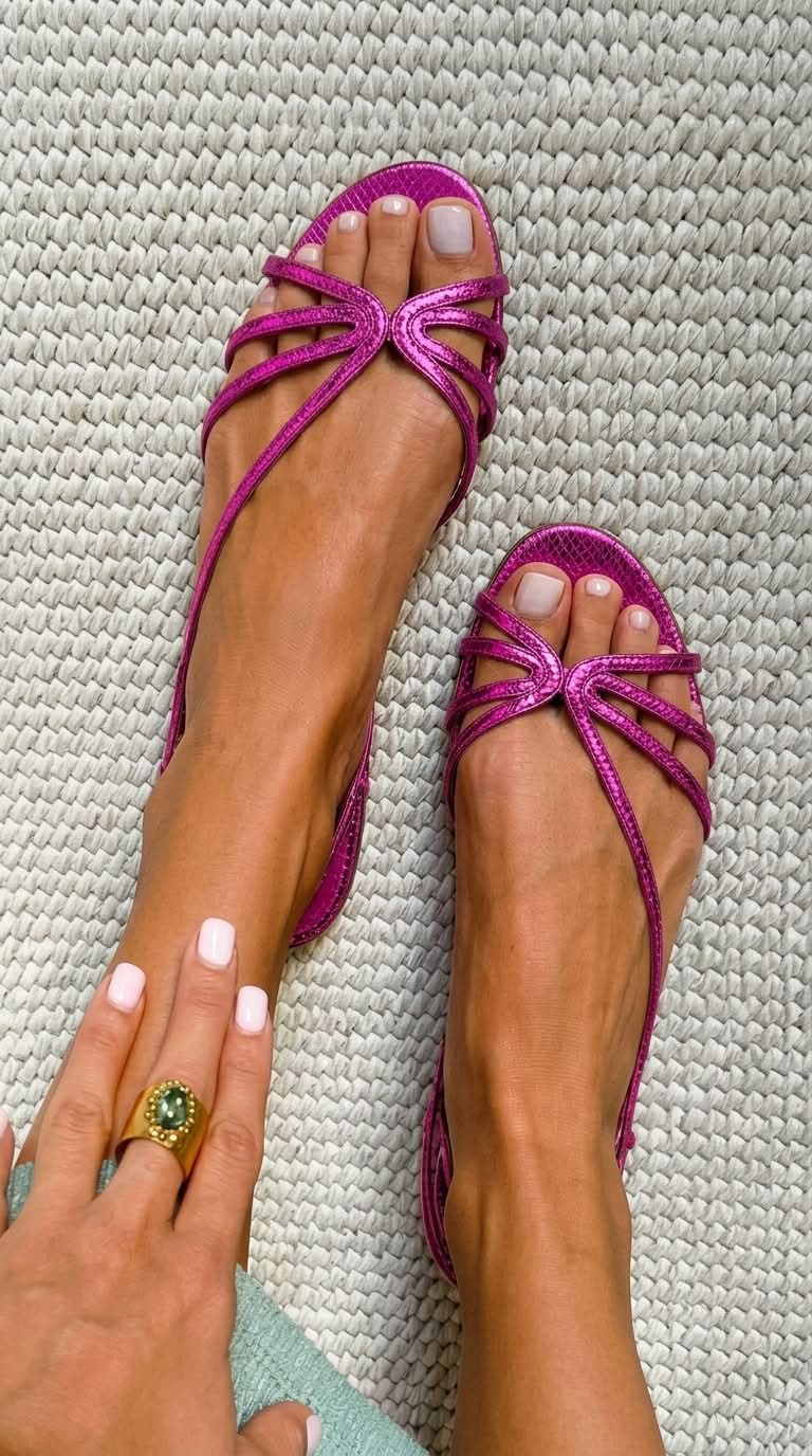 Erin | Golden Sandals Summer Essence