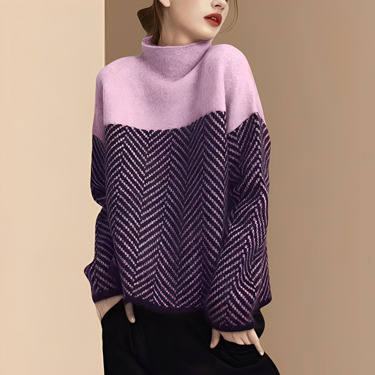 Maryann - Stylish and cozy turtleneck sweater